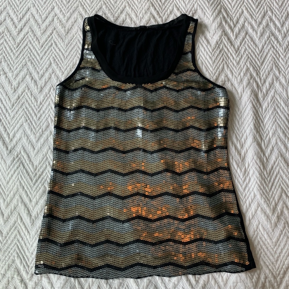 Sparkly chevron Express tank